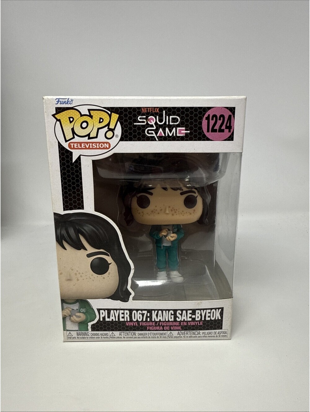 Funko Pop! Vinyl: Squid Game Player 067 Kang Sae-Byeok Figure #1224